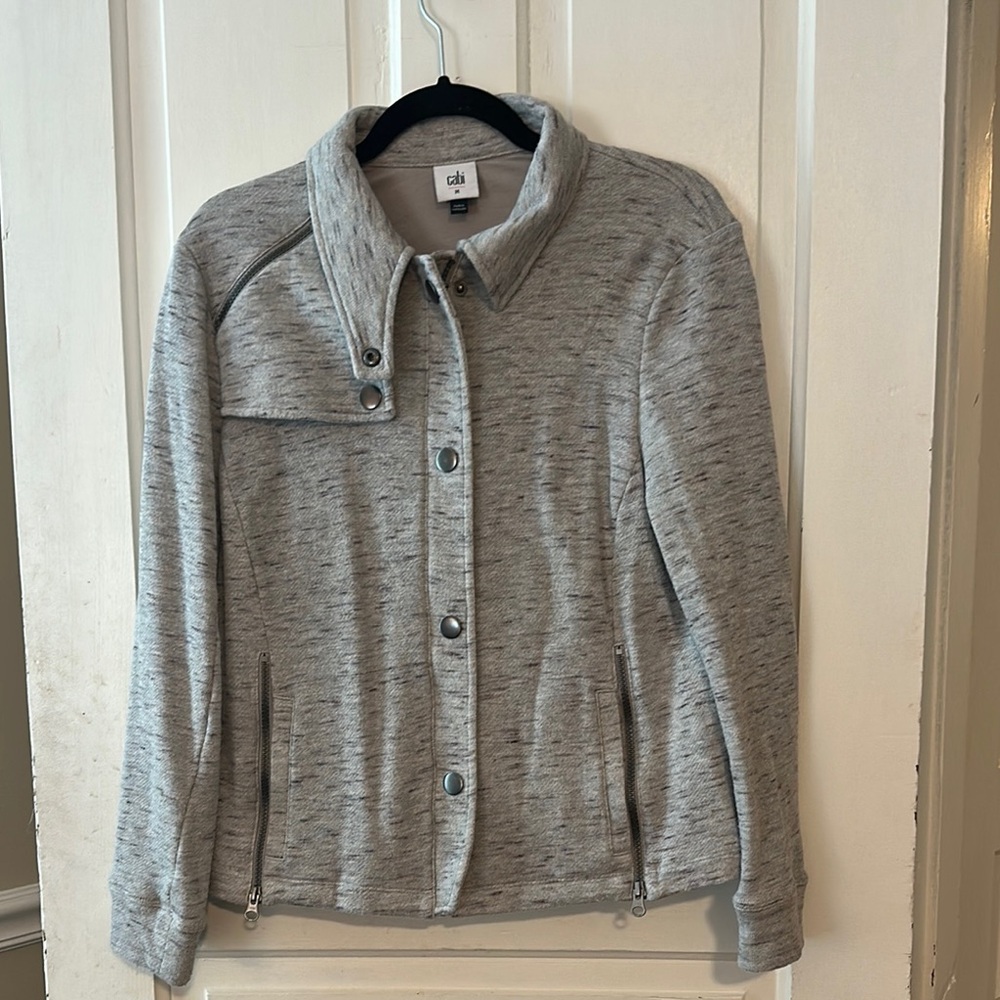Gray Button-Up Jacket - image 1